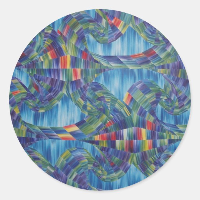 Pegatina Redonda Titirangi (Anverso)