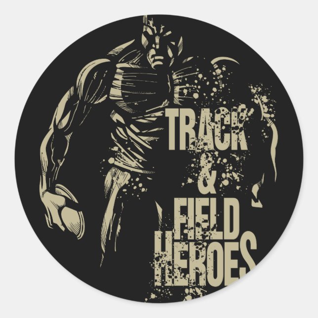 Pegatina Redonda tnf heroes discus (Anverso)