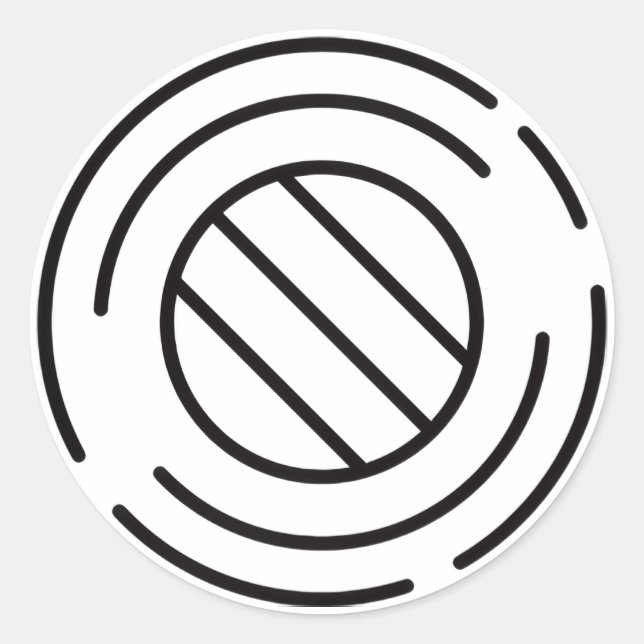 Pegatina Redonda TNHY Stickers (Anverso)