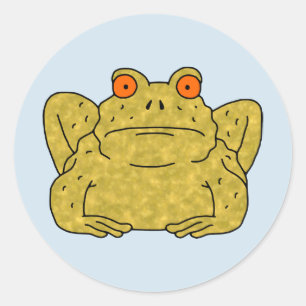 Pegatina Redonda Toad