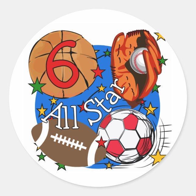 Pegatina Redonda Todas las camisetas y regalos de cumpleaños de Sta (Anverso)