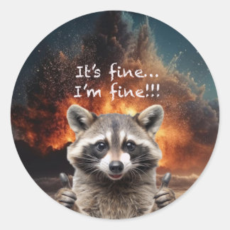 Pegatina Redonda Todo bien