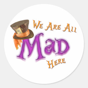 Pegatina Redonda Todo Mad
