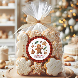 Pegatina Redonda Todo se trata de ese intercambio de galletas