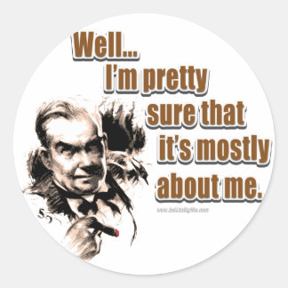 Pegatina Redonda Todo Sobre Mí...