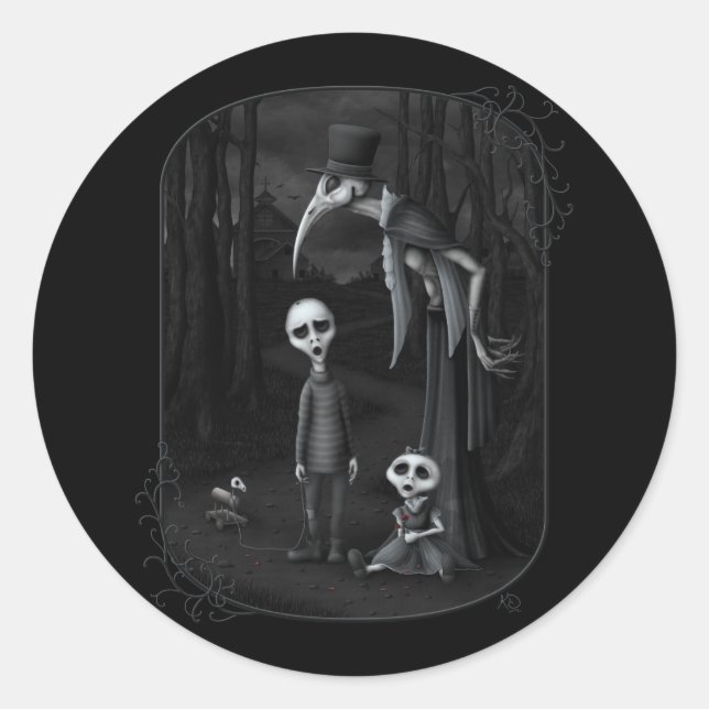 Pegatina Redonda Todos Caemos (Anverso)