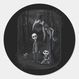 Pegatina Redonda Todos Caemos