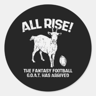 Pegatina Redonda Todos los gritos de Fantasía llegan a Gracioso Gri