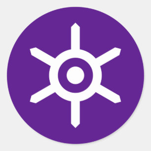 Pegatina Redonda Tokio, Japón