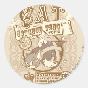 Pegatina Redonda Tom Cat Gotchur Tung Tonic