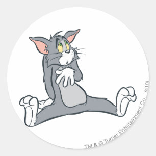 Pegatina Redonda Tom Sulking