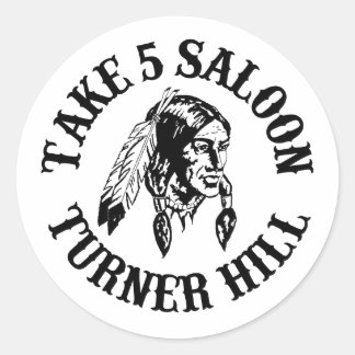 Pegatina Redonda Tomar 5 Pegatinas redondos