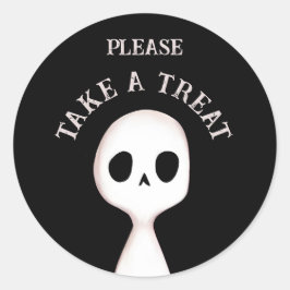 Pegatina Redonda Tomar un tratamiento