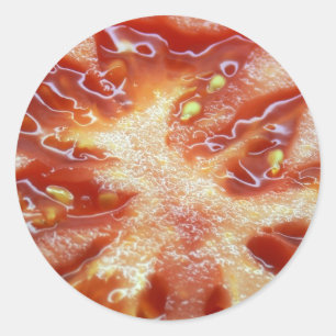 Pegatina Redonda Tomate