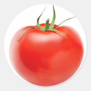 Pegatina Redonda Tomate fresco
