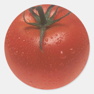 Pegatina Redonda Tomate fresco