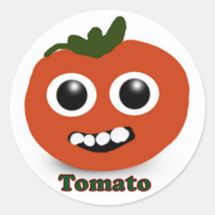 Pegatina Redonda Tomate lindo