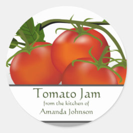 Pegatina Redonda Tomato Jam