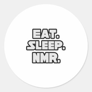 Pegatina Redonda Tome el sueño NMR.