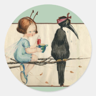 Pegatina Redonda Tome su medicamento