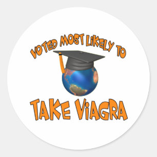 Pegatina Redonda Tome Viagra