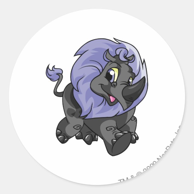 Pegatina Redonda Tonu Shadow (Anverso)