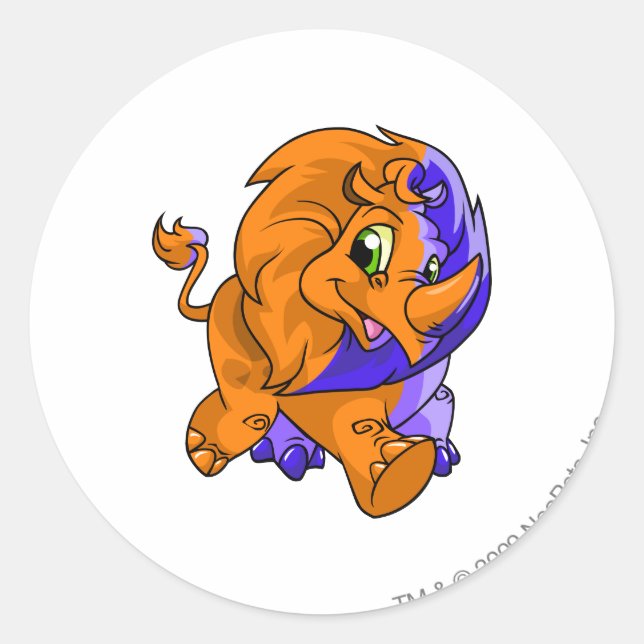 Pegatina Redonda Tonu Split (Anverso)