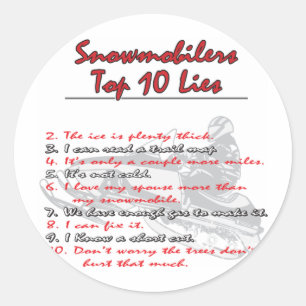 Pegatina Redonda top-ten-on-Black-png