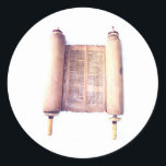 PEGATINA REDONDA TORAH<br><div class="desc">PAZ EN LA TIERRA</div>