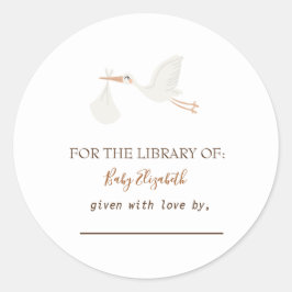 Pegatina Redonda Tormenta Cute Adorable