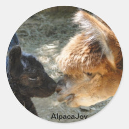 Pegatina Redonda Tormenta y epifanía