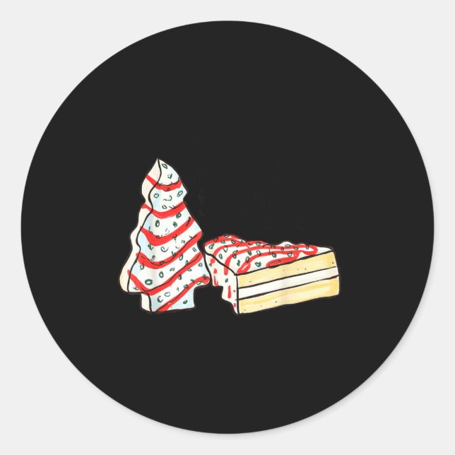 Pegatina Redonda Torn Between Looking Like A Snack &amp; Eating One (Anverso)