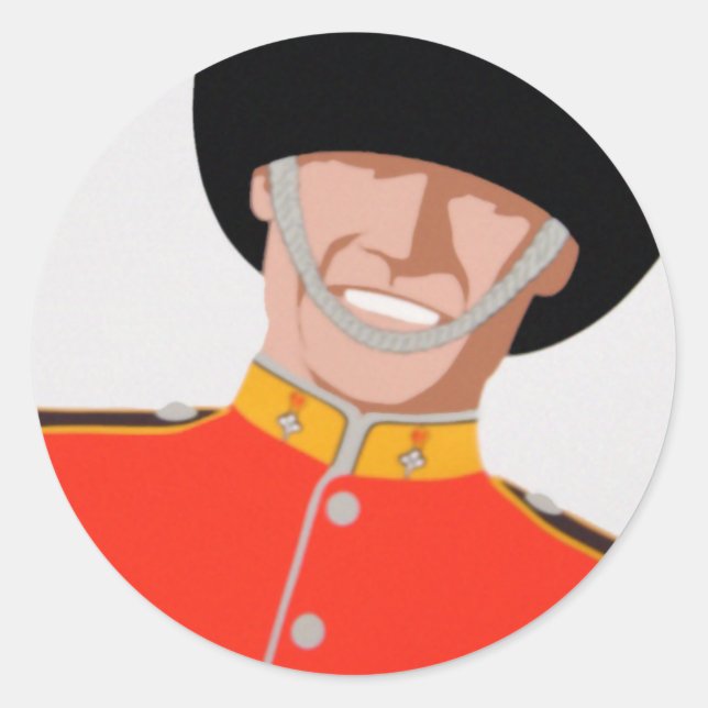 Pegatina Redonda Toronto (Anverso)