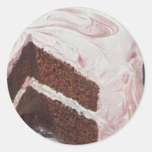 Torta casera retro vintage de chocolate blanco