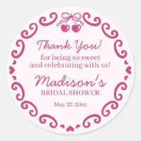 Torta Coquette de Corazón Retro con Lazo Rosa para