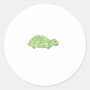 Pegatina Redonda Tortuga