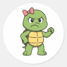 Tortuga enojada