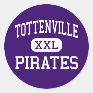 Pegatina Redonda Tottenville - Pirates - High - Staten Island