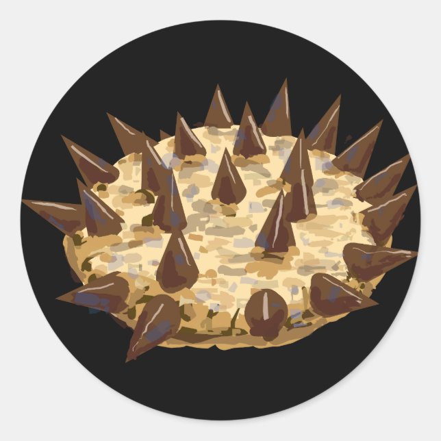 Pegatina Redonda Tough Cookie (Anverso)