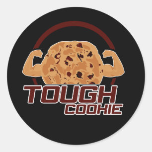 Pegatina Redonda Tough Cookie