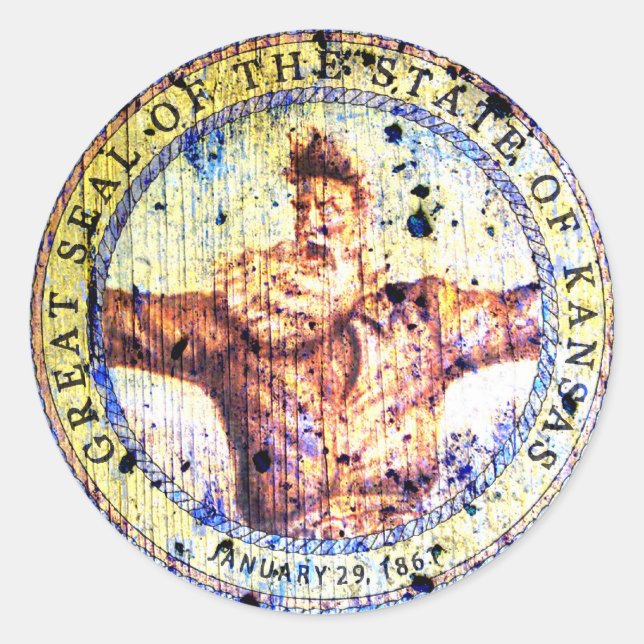 Pegatina Redonda Trágico Prelude (Anverso)