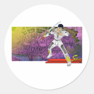 Pegatina Redonda Tráigalo encendido