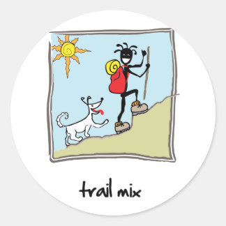 Pegatina Redonda "Trail Mix"