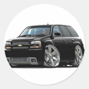 Pegatina Redonda Trailblazer Black Truck
