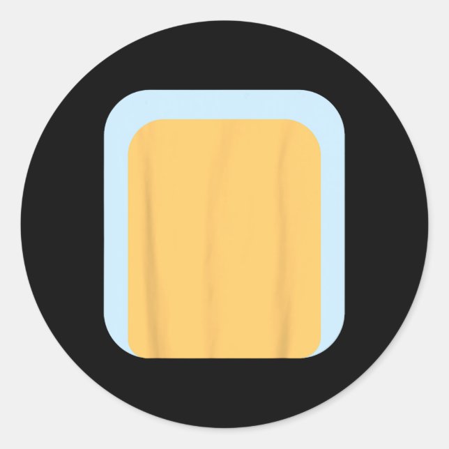 Pegatina Redonda Traje De La Familia Blue Heeler Dog Dad Para Hallo (Anverso)