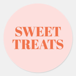 Pegatina Redonda Trajes dulces