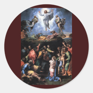PEGATINA REDONDA TRANSFIGURACIÓN DE JESÚS