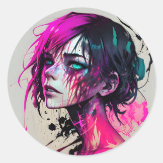 Pegatina Redonda Transformation