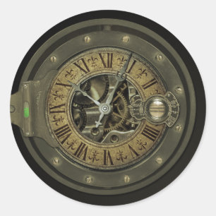 Pegatina Redonda Transportador del profesor Temple