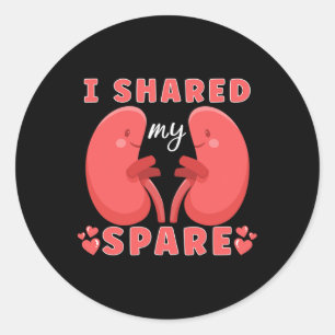 Pegatina Redonda Trasplante renal Donante renal Enfermedad renal
